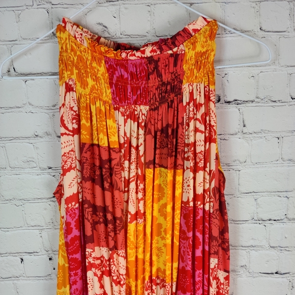 Ann Taylor Petite Patchwork Floral Maxi Dress - Picture 4 of 10